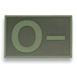 Parche goma ( 0 - ) Verde.  (5. 4 x3. 4cm) 9288
