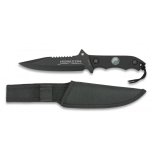 cuchillo Albainox HORIZON.  negro.  h:13. 2 32103