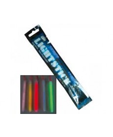 Barritas de luz quimica MIL-TEC. Pack 4 unidades. Colores variados. 10x15 mm 