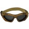 Airsoft Gafas de malla de acero de color caqui MFH 25703F