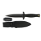 Cuchillo Albainox negro. funda. H: 12.1 32299